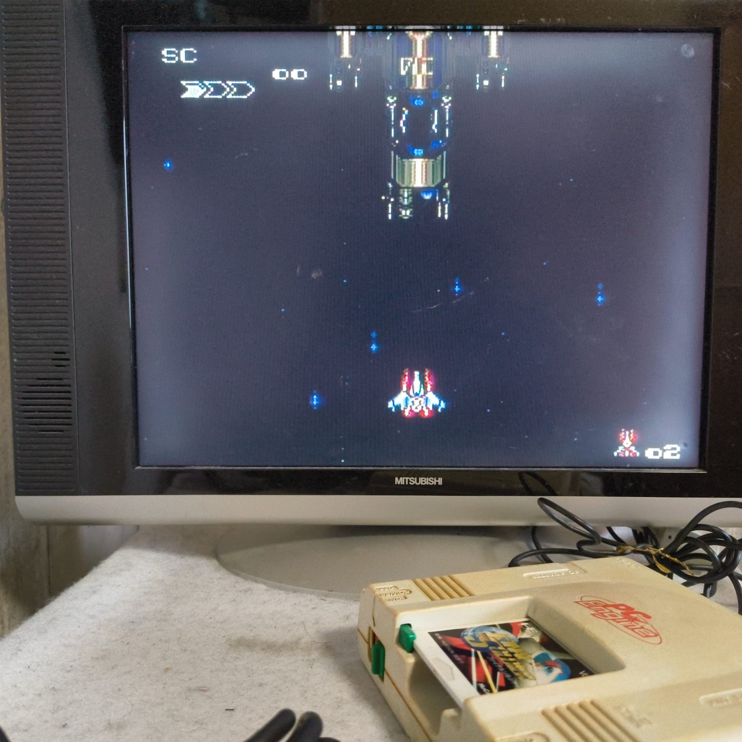 Super Star Soldier NEC PC Engine TurboGrafx-16 PCE game, Working Japan-h0610-