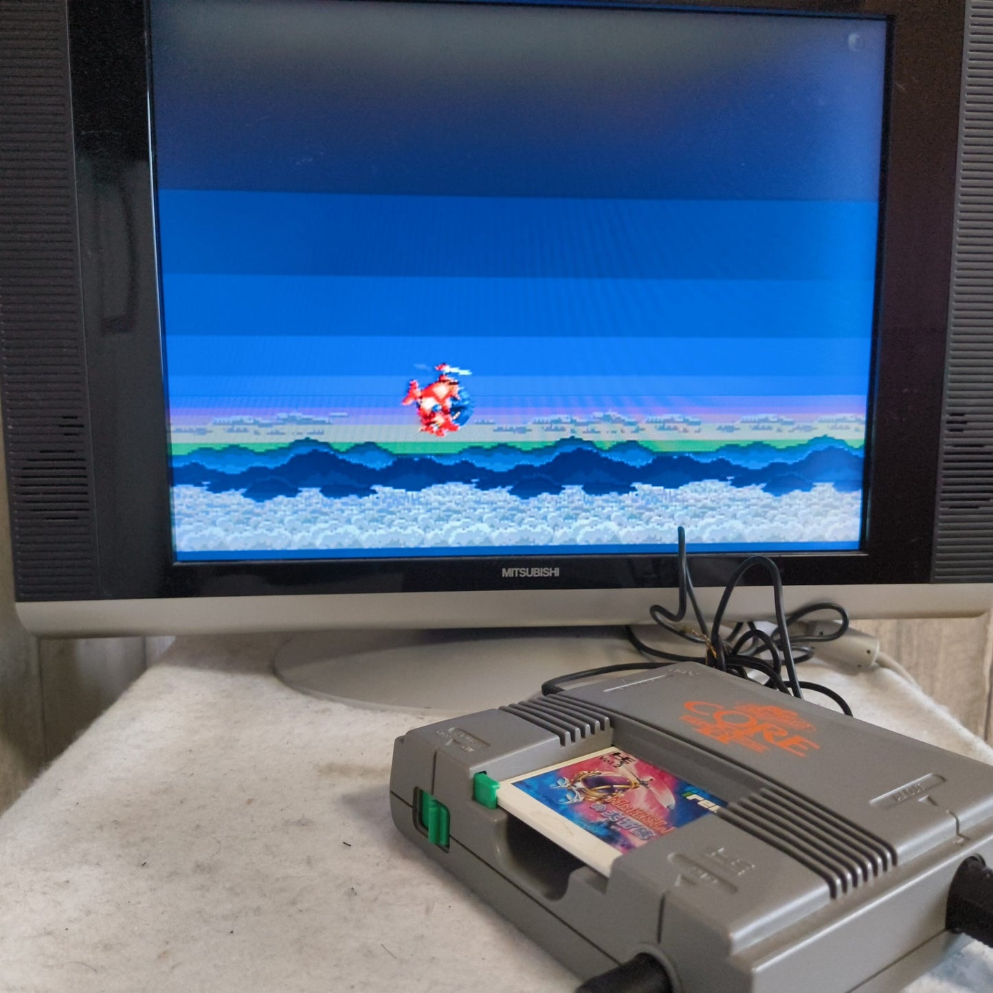 PC GENJIN NEC PC Engine TurboGrafx-16 PCE Hu-card Game, Working Japan-h0610-