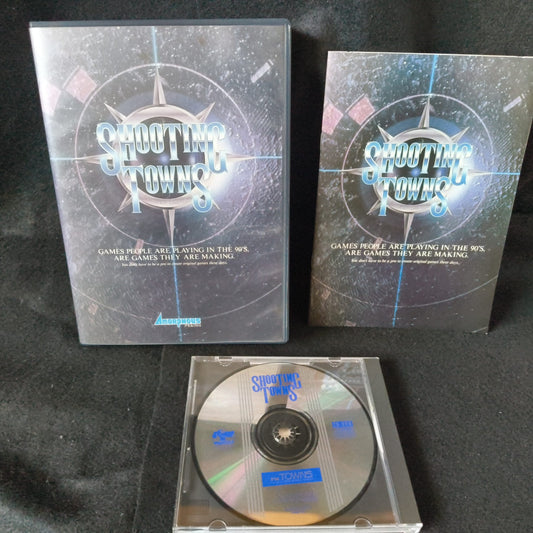 Shooting TOWNS for FM TOWNS shooter Program Game Boxed set Japan, working-h0711-