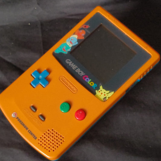 Nintendo Gameboy Color Pokemon Limited edition Orange color console -h0717-