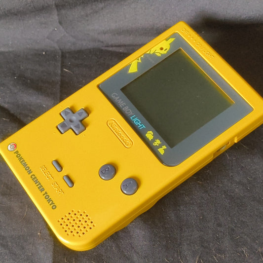 Nintendo Gameboy Light Pokemon Pikachu limited edition console MGB-101-h0718-