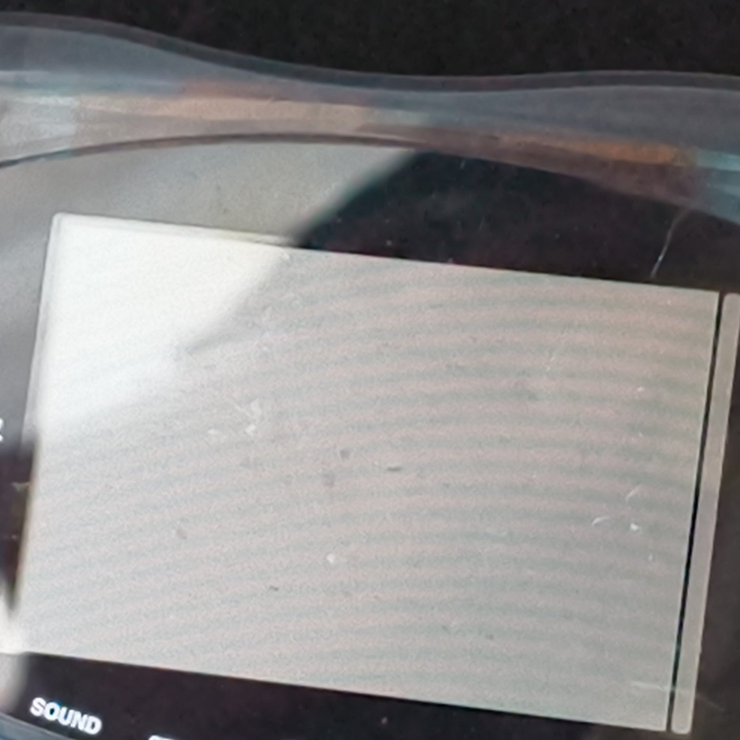 Defective Wonder Swan Crystal Clear Black BANDAI WSC Handheld Console-h0722-