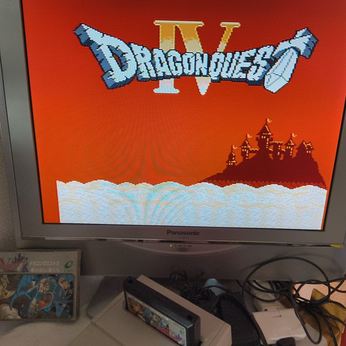 Dragon Quest Series Famicom FC NES Cartridge, Manual, Boxed set, Working-h0725-