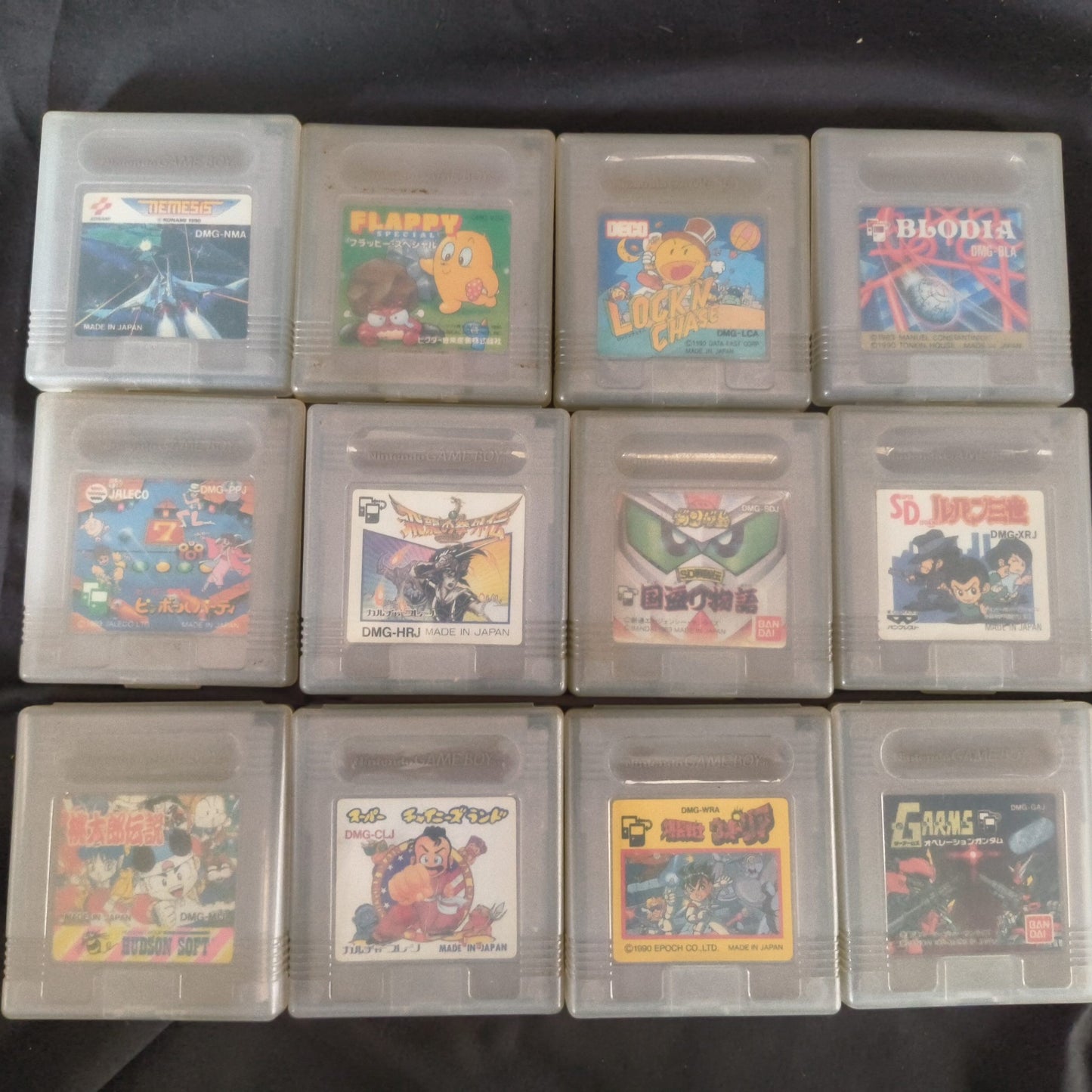 Wholesale lots of 12 Nintendo Gameboy Game Boy GB Game Cartridges set-h0813-