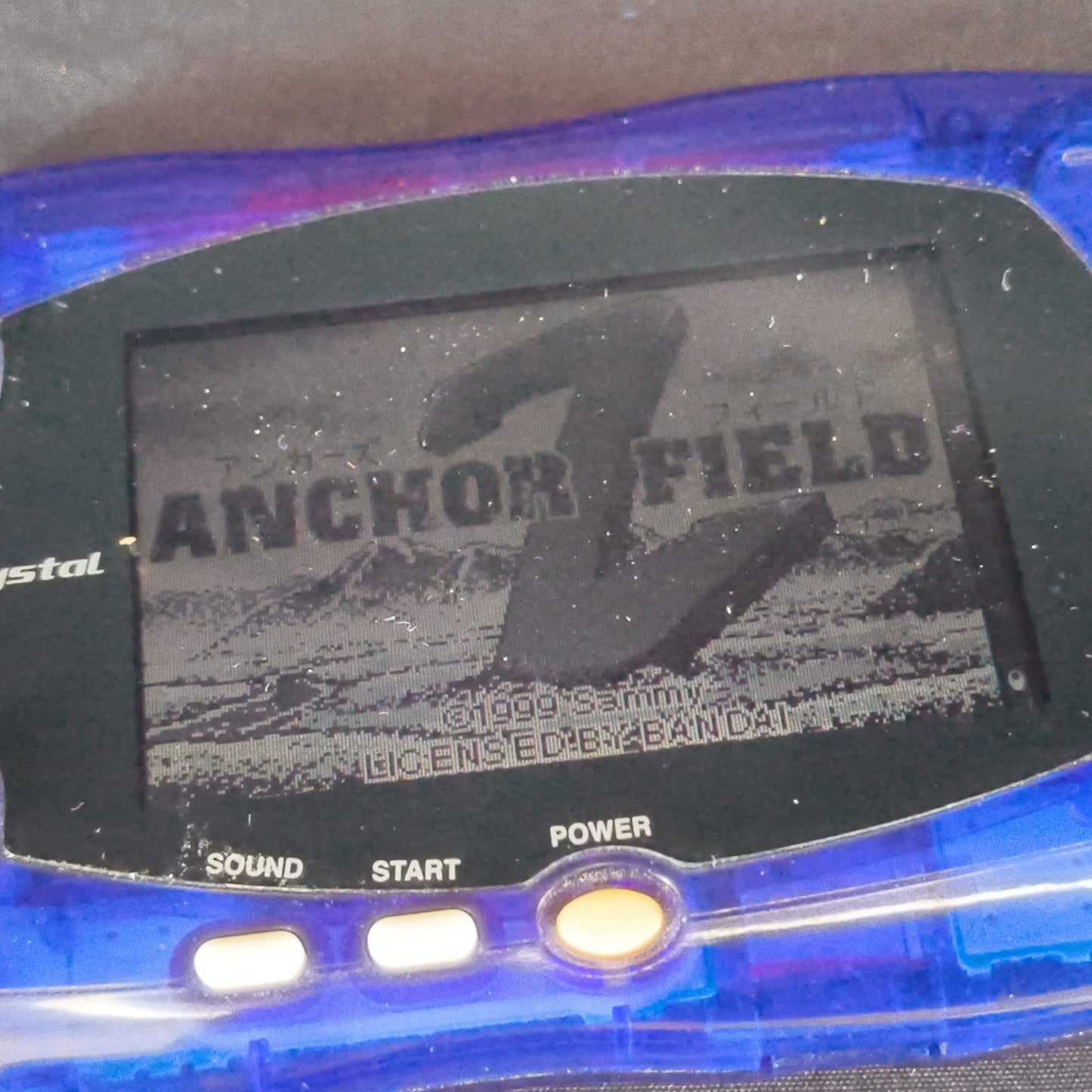 Bandai Wonder Swan Crystal Clear Blue BANDAI Console,Manual,Boexed set-h0815-