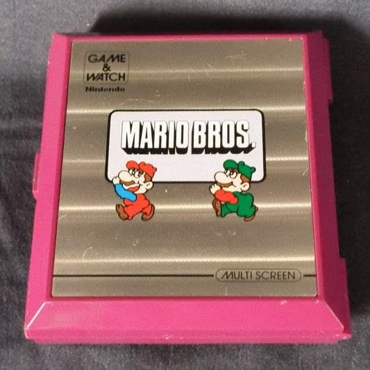 Used Nintendo Game & Watch MARIO BROS. Multi Screen concole, working-h0901-
