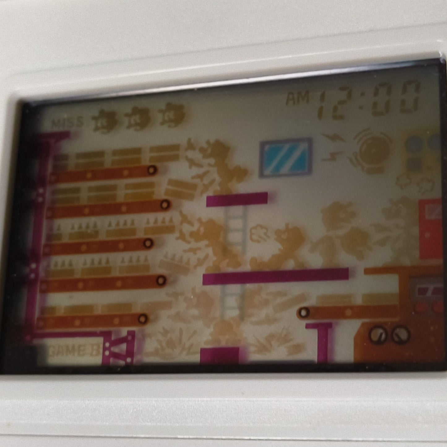 Used Nintendo Game & Watch MARIO BROS. Multi Screen concole, working-h0901-