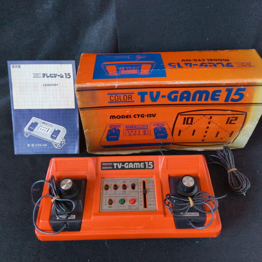 Nintendo TV GAME 15 (CTG-15V) console system, Manual and Box set. Working-h1010-