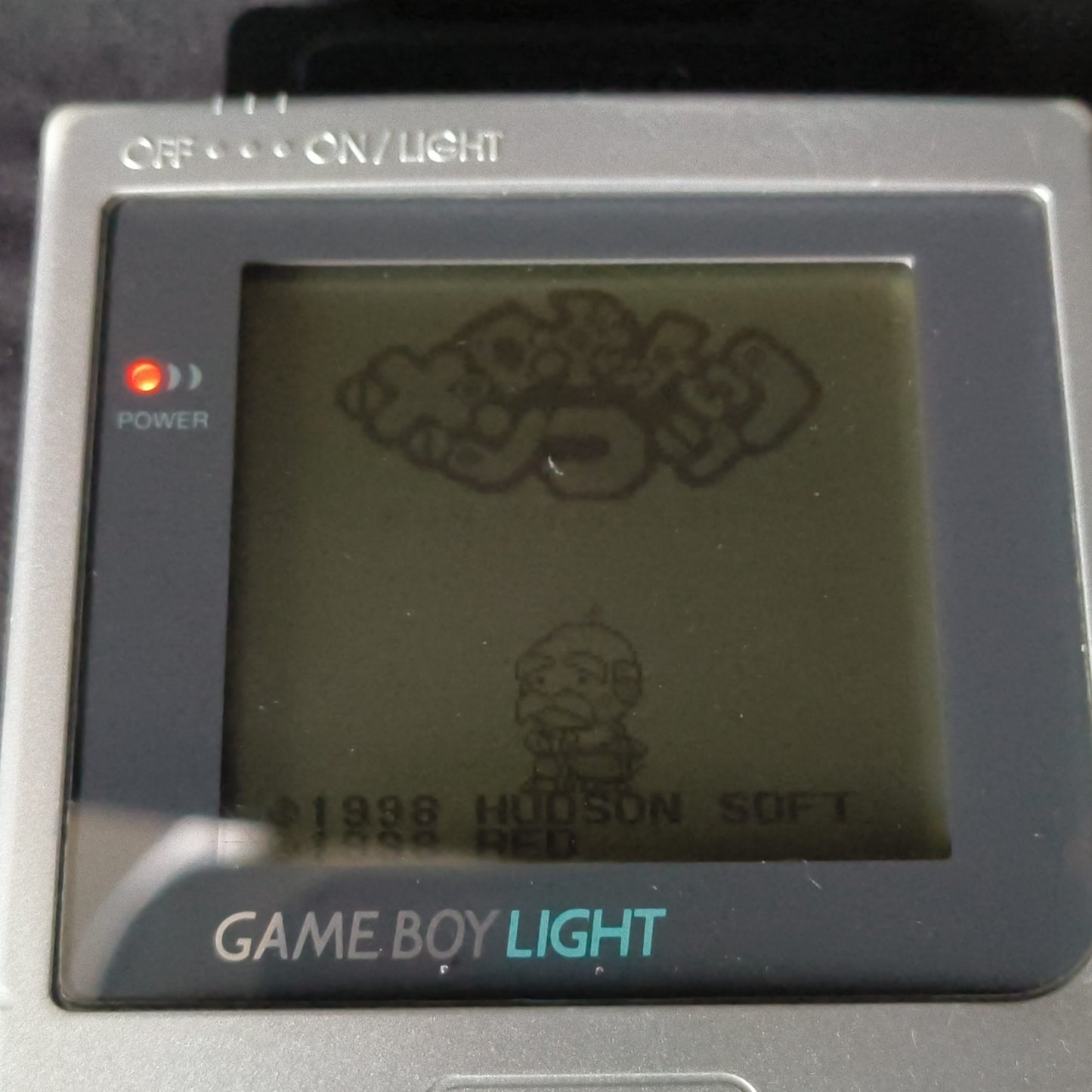 Used, Nintendo Gameboy Light Silver color console MGB-101, Working, Japan