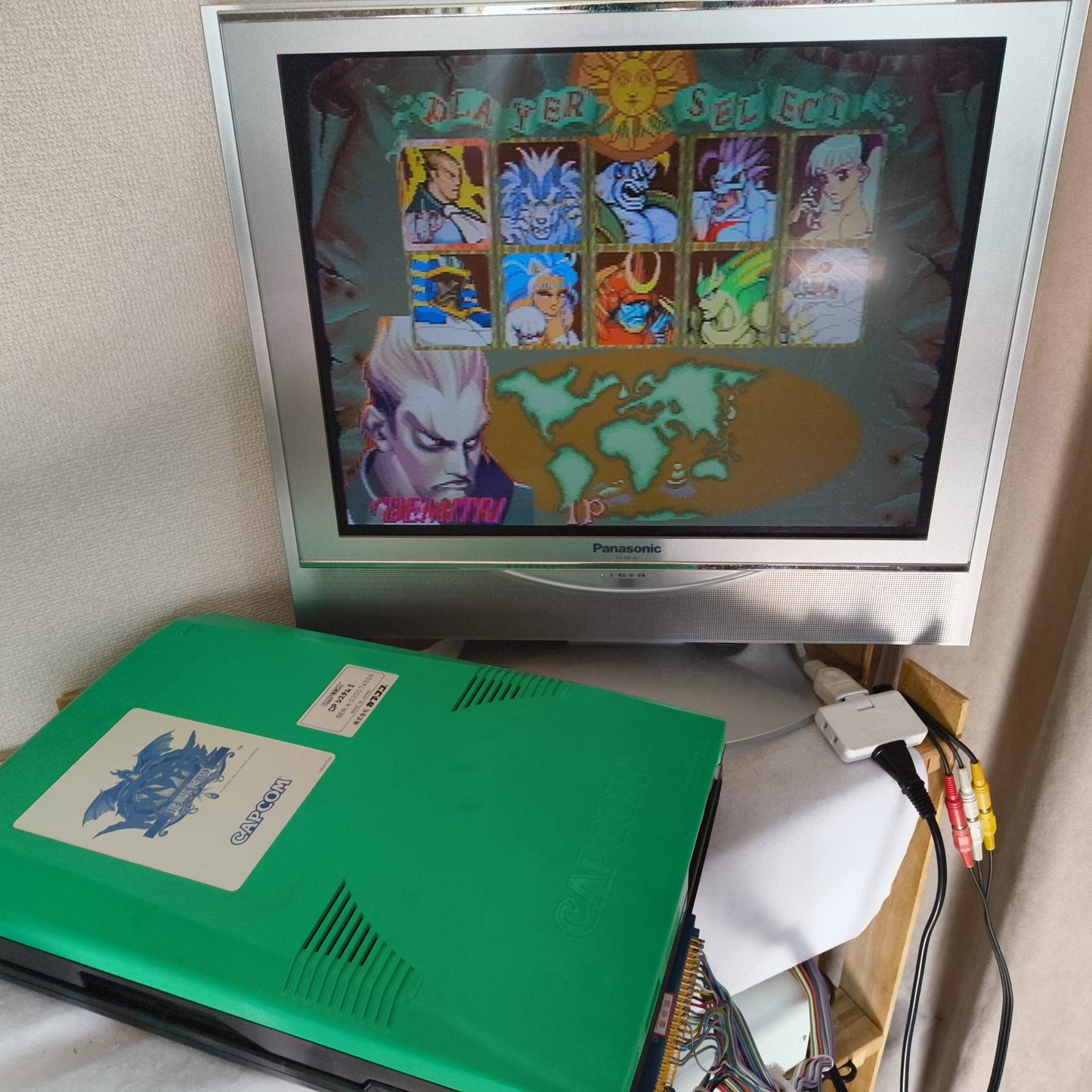 CAPCOM CPS2 System JAMMA Motherboard (A Board) set, working, Japan-h1107-