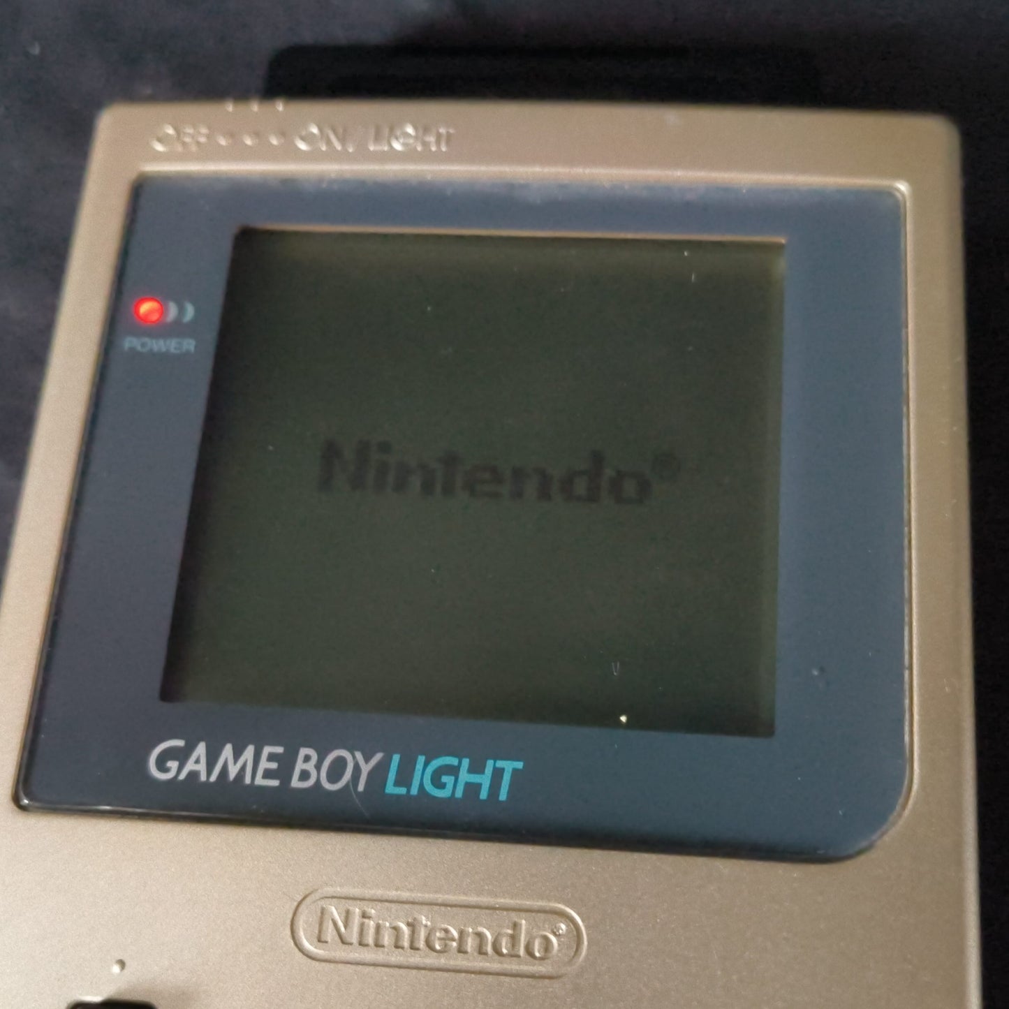 Nintendo Game boy Light Gold color console MGB-101,Manual, and box set, Japan