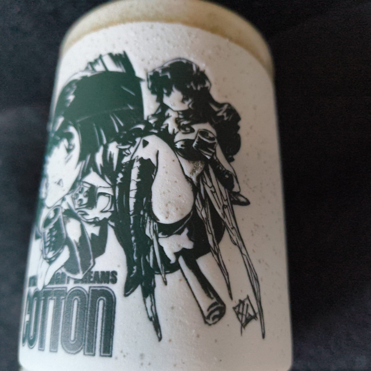 Cotton (1991) Arcade Game Japan Exclusive Yunomi Tea Cup SUCCESS Non-Sell Item