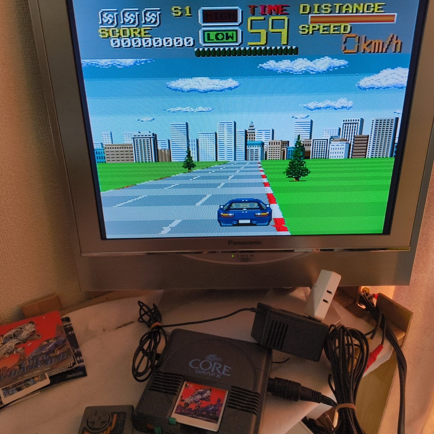 TAITO CHASE H.Q NEC PC Engine TurboGrafx-16 PCE game with Manual, Working, Japan