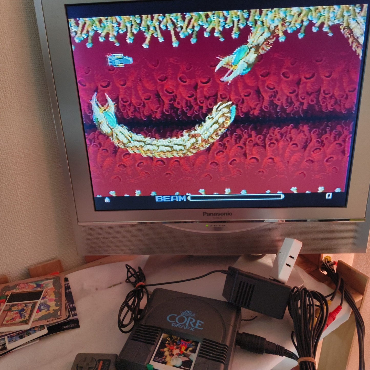 R-TYPE 2 Part 2 NEC PC Engine TurboGrafx-16 PCE game, Working, Japan -h1219-
