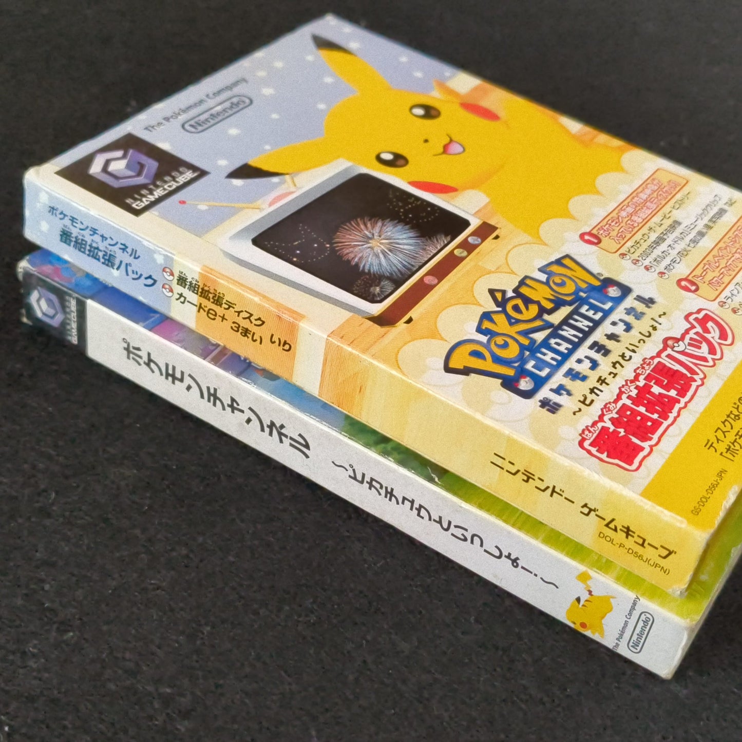 Pokemon Channel & Expansion Pack Nintendo GAMECUBE GC w/Manual, Box set Japan