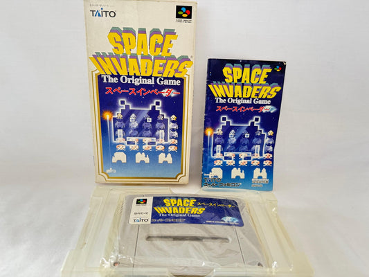 Space Invader The Original Game Super Famicom SFC SNES Cart,Manual,Boxed-g0824-