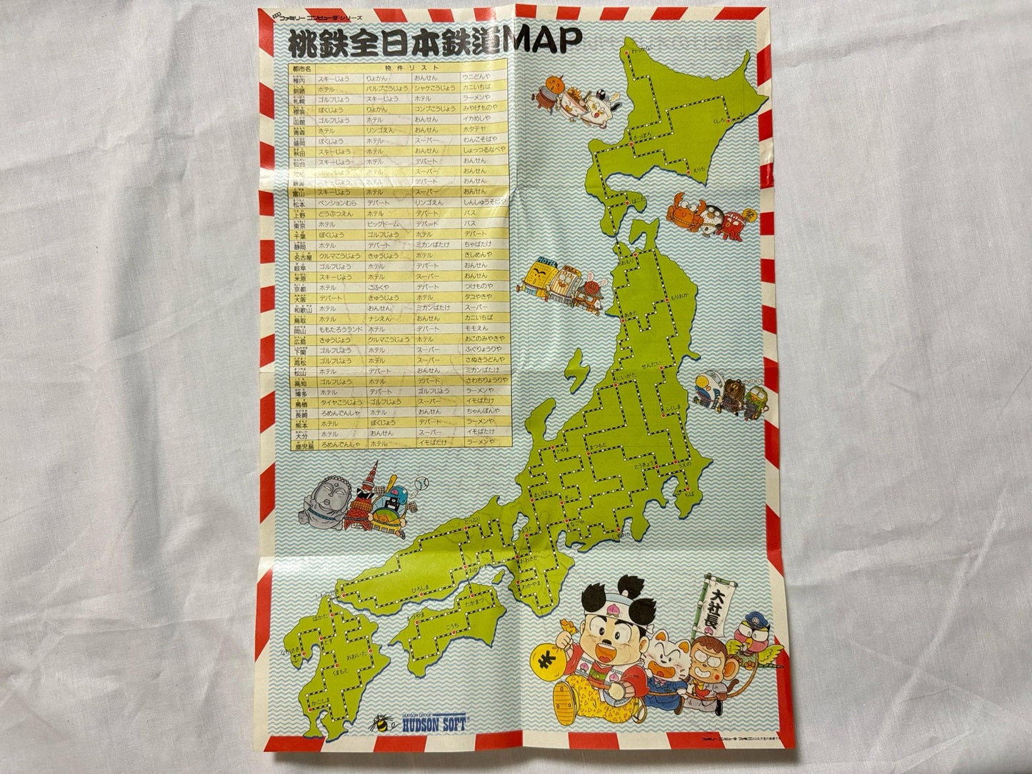 Momotaro Dentetsu Momotetsu Nintendo Famicom FC Cart w/Manual, Box Japan-g1126-