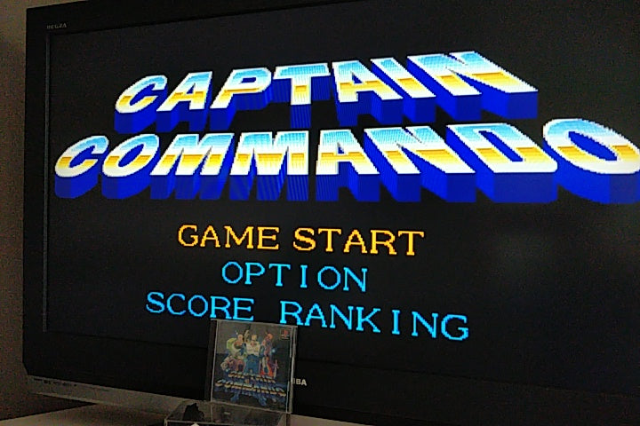 Captain Commando Sony Playstation Game /Game Disk,Case,Manual.Boxed set-a101- - Hakushin Retro Game shop