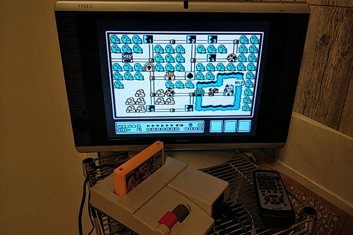 Super Mario Brothers 1 and 3 set Nintendo Famicom NES Game Cartridge only-a1105- - Hakushin Retro Game shop