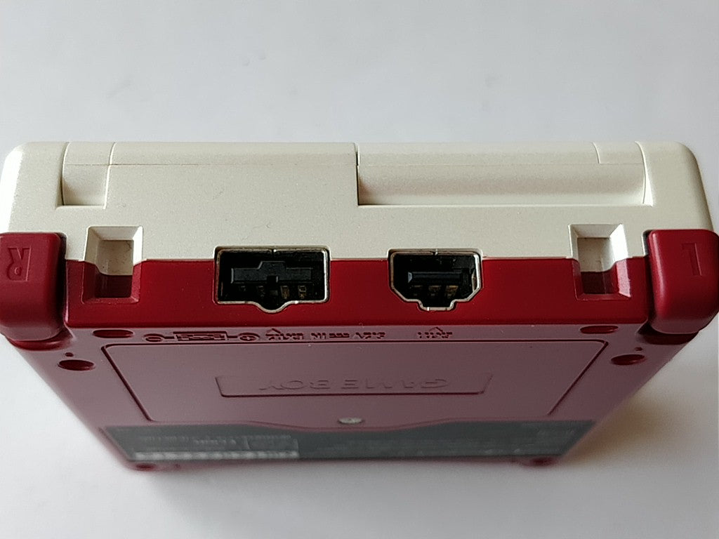 Nintendo GAMEBOY ADVANCE SP Console Famicom color edition,Charger game set-b318- - Hakushin Retro Game shop