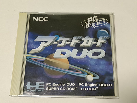 NEC PC Engine TurboGrafx-16 Arcade Card DUO for CD-ROM2 Boxed set tested-b1003- - Hakushin Retro Game shop