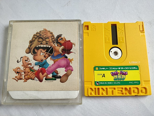 Pat Pat Golf FAMICOM (NES) Disk System disk only tested-c0414- - Hakushin Retro Game shop