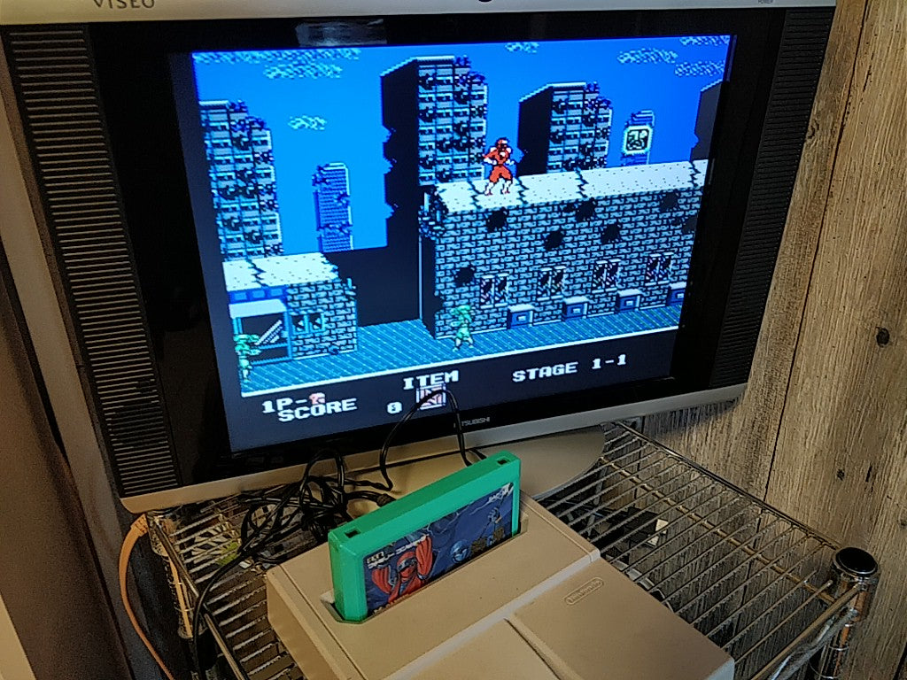 Ryuga Ninja Crusaders Famicom Game Cartridge only tested-c0513-