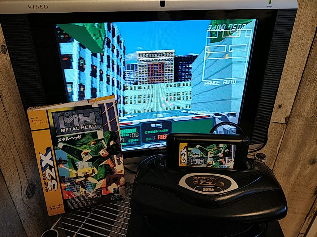 METAL HEAD SEGA MEGA DRIVE (GENESIS) SUPER 32X/ Cartridge,manual,Boxed-f0517-