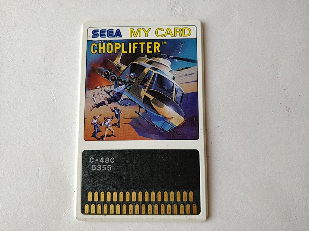 CHOPLIFTER SEGA SC-3000 Card Mark 3,SG-1000 Game My Card,Manual,Boxed set-d0309