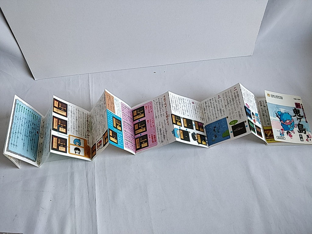 Famicom muskashi banashi shin oni ga shima Part 1 and 2 set Disk System-d0324-