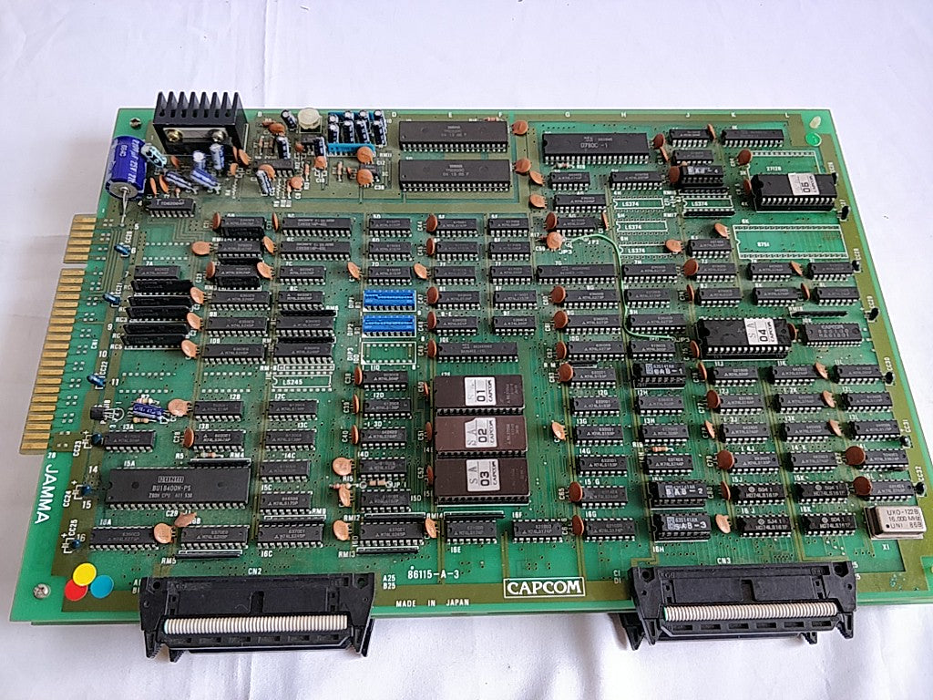 SIDE ARMS CAPCOM JAMMA Arcade Game PCB system Board tested-d0324 