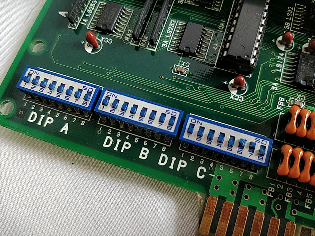 Magic Sword CPS System JAMMA PCB B Board and Mother A Board set tested-d0329-