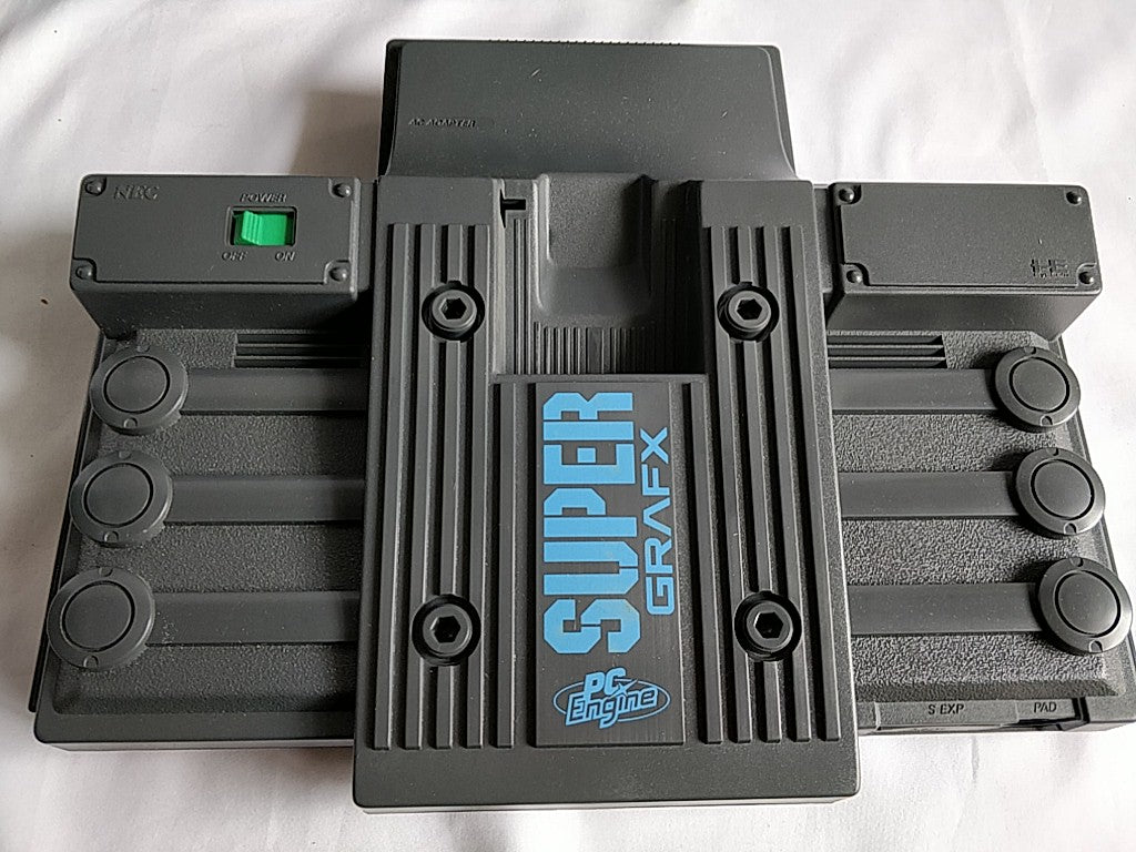 NEC PC Engine SuperGrafx (TurboGrafx-16) Console,Pad ,PSU,Game Boxed set-d0413-