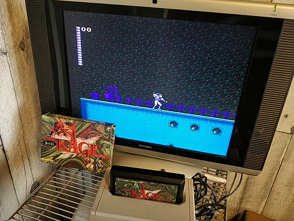 KAGE Yami Non Shigotonin Nintendo Famicom FC NES Cartridge,Manual,Boxed -d0519-