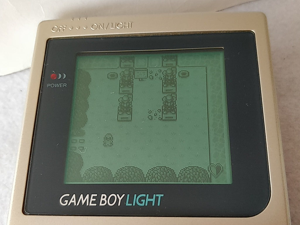 Nintendo Game boy Light Gold color console MGB-101,Manual, Boxed,Game set-d0603-