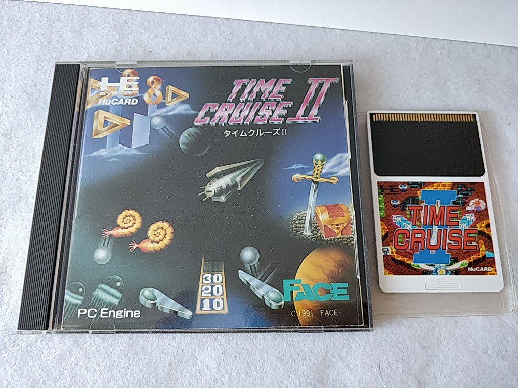 Time Cruise 2 NEC TurboGrafx-16 PCE /Hu-Card, Manual, Box set