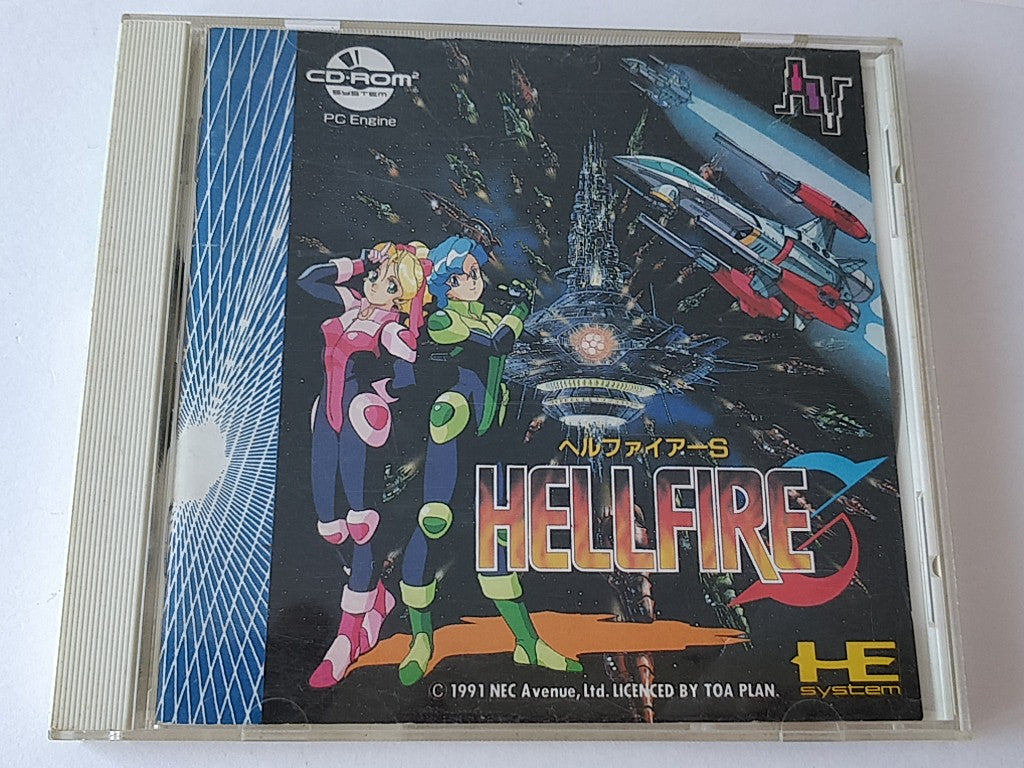 HELLFIRE S for NEC PC engine CD-ROM2 Game CD,case set.NTSC-J(Japan 