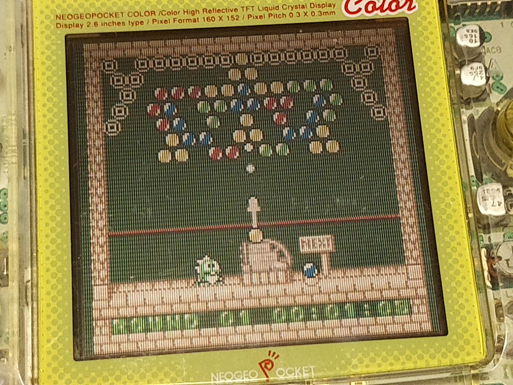 Puzzle Bobble Mini NEOGEO Pocket NGP Cart,Manual,Boxed set tested-d0803-