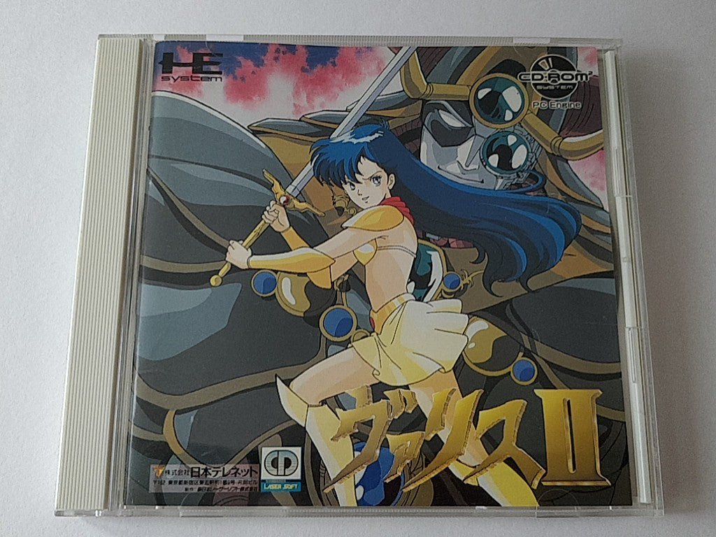 Valis 2 The Fantasm Soldier PC Engine CD-ROM2 PCE Game Disk and Cased -d0811-
