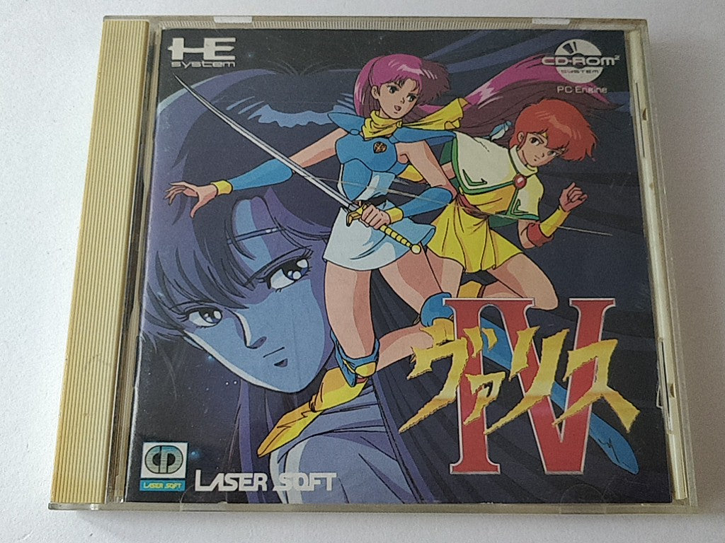 Valis 4 The Fantasm Soldier PC Engine CD-ROM2 PCE Game Disk,Manual,Cased -d0813-