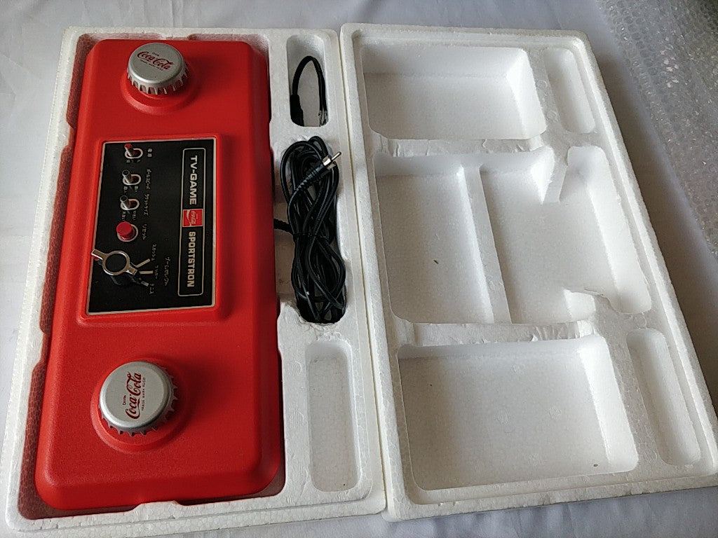 COCA COLA SPORTSTRON S3300 PING PONG CONSOLE Console Boxed set/tested-d1001-