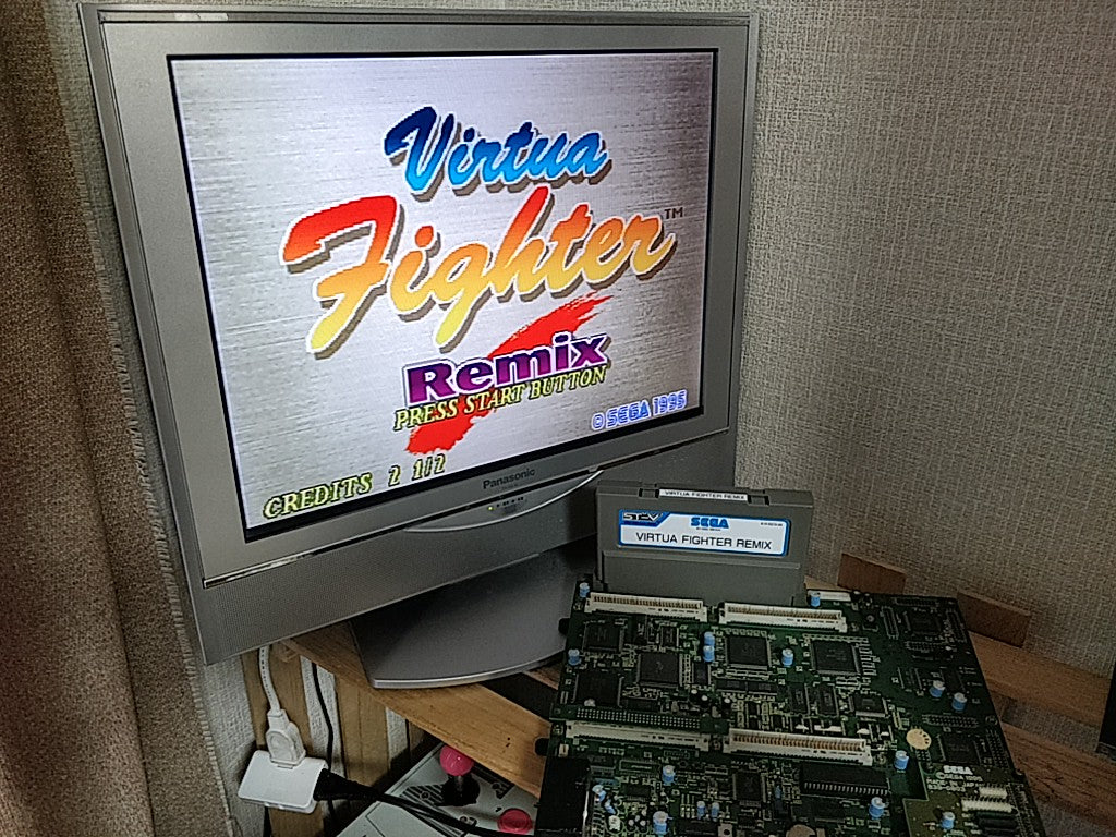 VIRTUA FIGHTER REMIX SEGA ST-V STV Arcade Game cartridge, working-f0530-