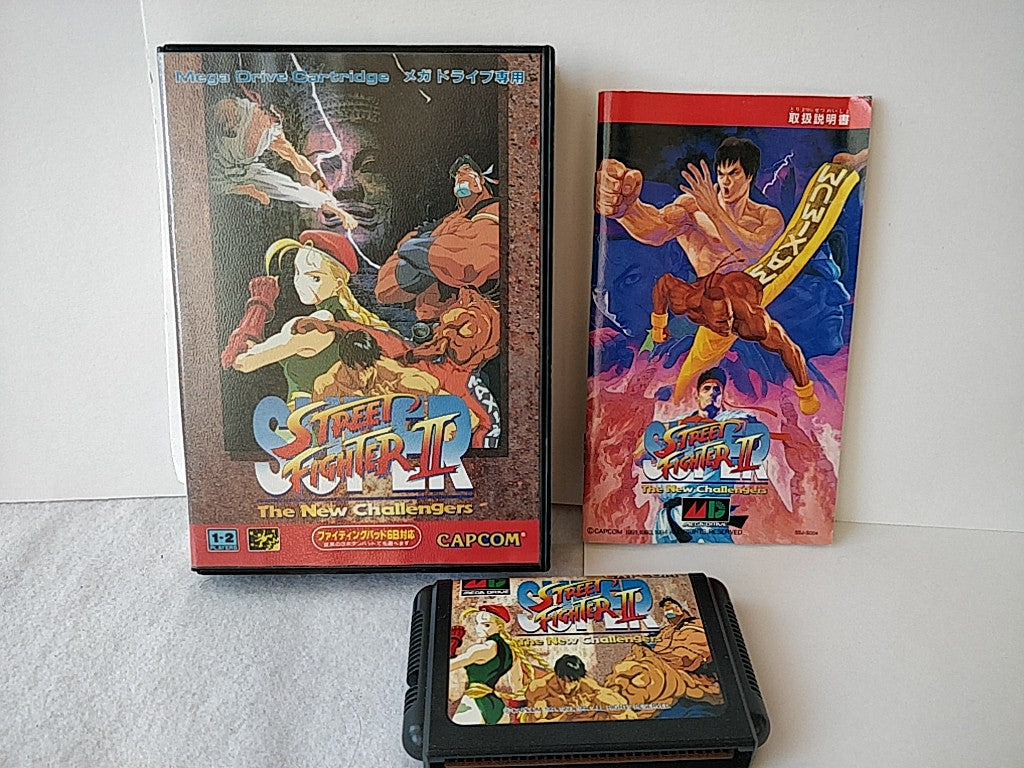 Super Street Fighter 2 SEGA MEGA DRIVE (Genesis ) game Cartridge set-e –  Hakushin Retro Game shop