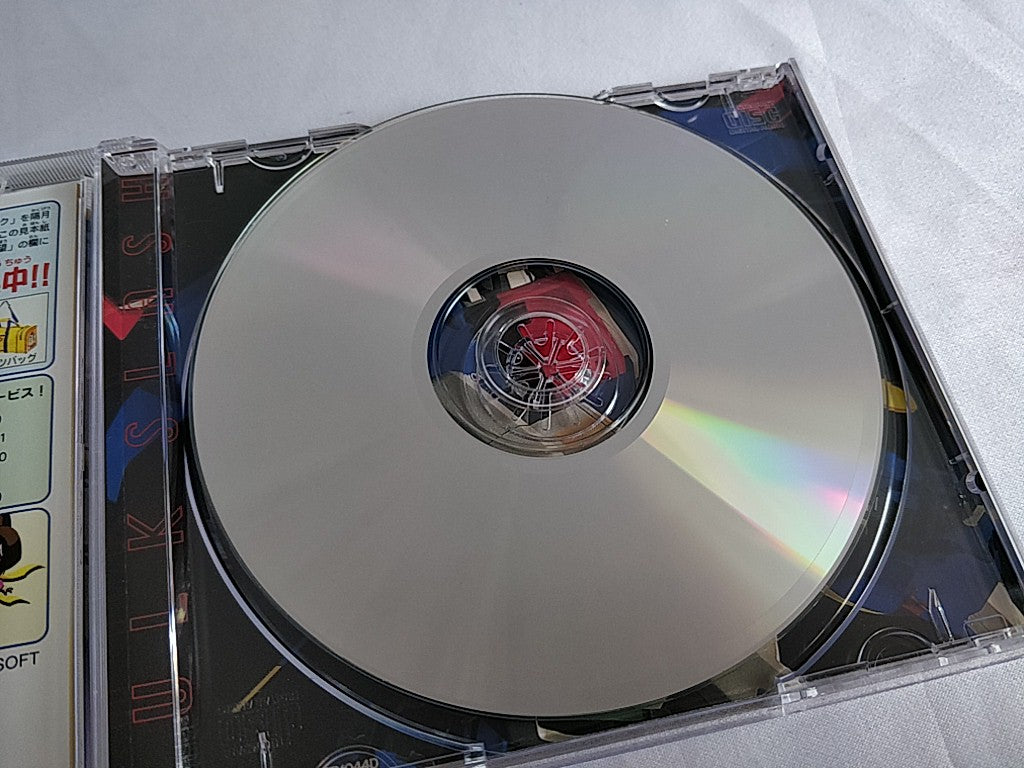 Bulk Slash SEGA Saturn,Game Disk, Manual,S pine Card, Boxed set tested-e0401-