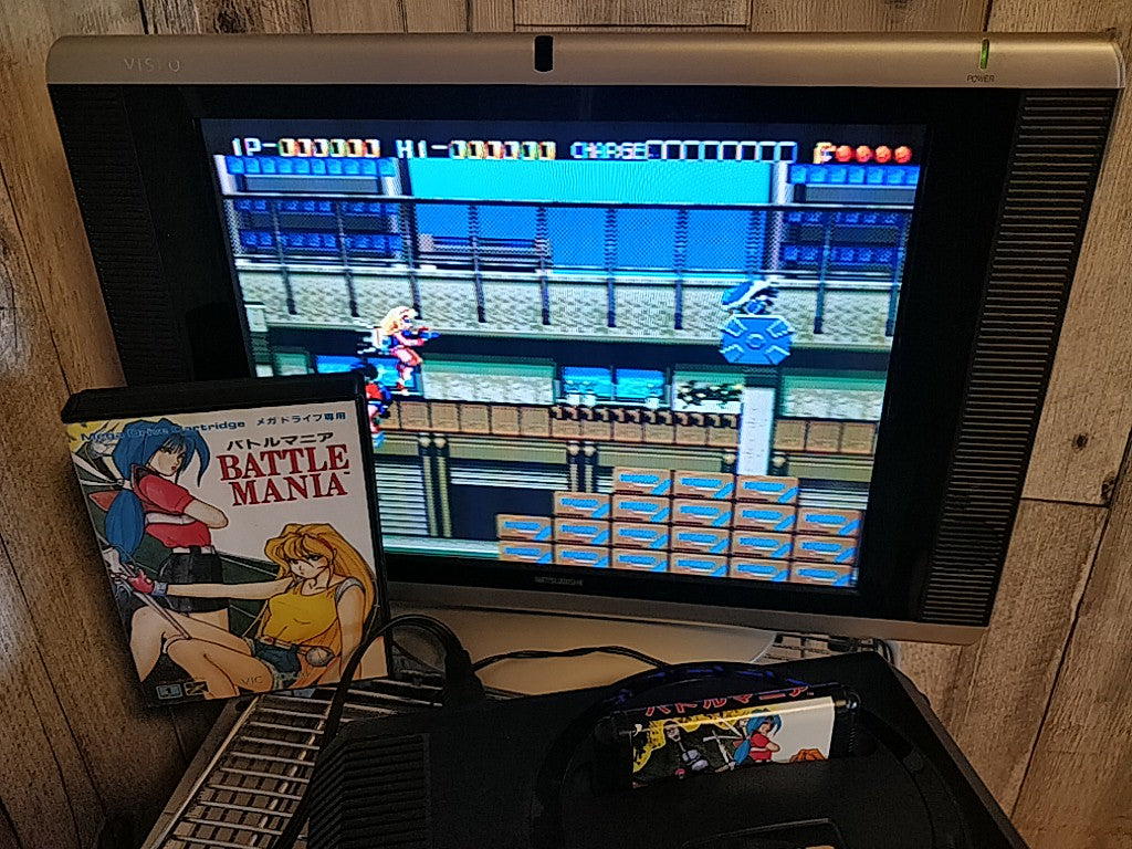 Battlemania Battle Mania SEGA MEGA DRIVE Genesis Cartridge, Boxed set -e0828-