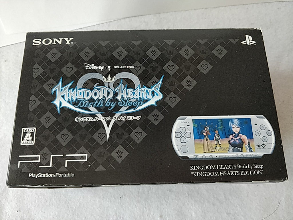 KINGDOM HEARTS Birth by Sleep SONY PSP Limited Edition console Boxed set-e0520