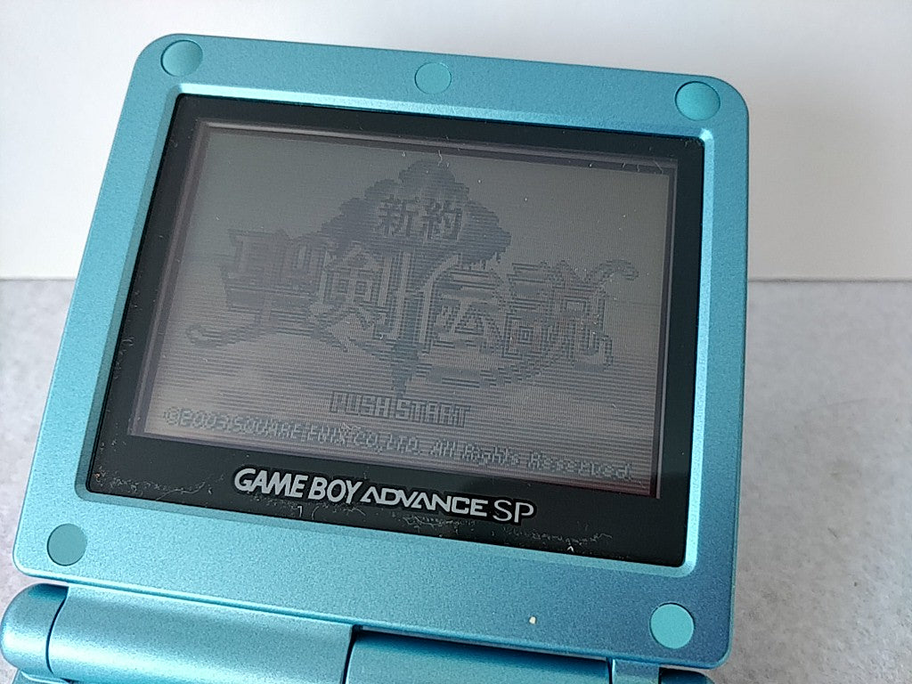 Game Boy Advance SP GBA Sword of Mana Seiken Densetsu MANA Blue Console-d0519-