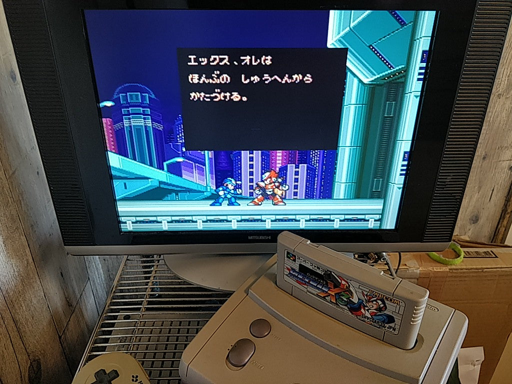 ROCKMAN X3( MEGAMAN ) Nintendo Super Famicom SFC Cartridge only-e0701-1