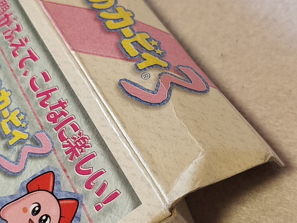 Hoshi no kirby 3 Nintendo Super Famicom SFC Cartridge,Manual,Box set- e0714-