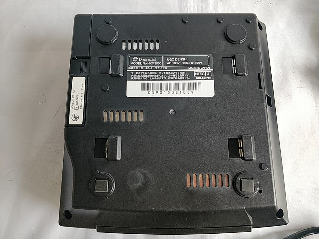 SEGA Dreamcast R7 Limited Black Console set (HKT-3000),Pad set, tested-e0727-